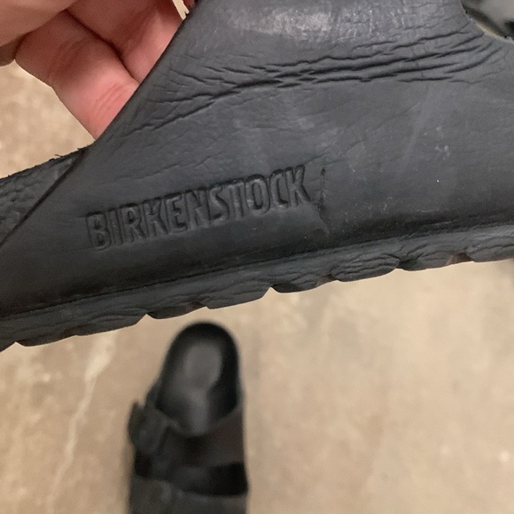 Birkenstock Black rubber Arizona sandals - Picture 2 of 5